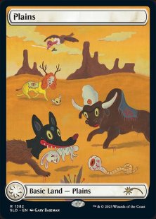 Plains (#1382) (Featuring: Gary Baseman) (foil) (full art)