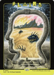 Plains (#1647) (Brain Dead: Lands) (foil) (showcase)