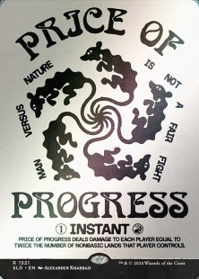 Price of Progress (#1521) (Deceptive Divination) (foil) (showcase)