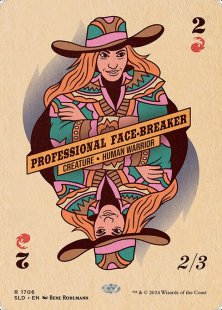 Professional Face-Breaker (#1706) (Poker Faces) (showcase)