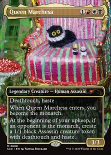 Queen Marchesa (#2688) (foil) (borderless) - Secret Lair Drop