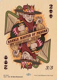 Rankle, Master of Pranks (#1707) (Poker Faces) (foil) (showcase)