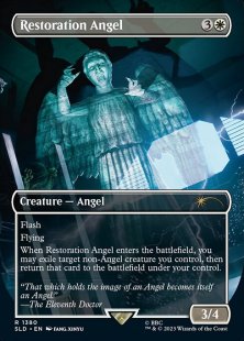 Restoration Angel (#1380) (Doctor Who: The Weeping Angels) (foil) (borderless)