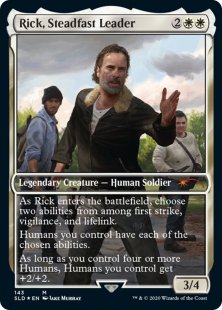 マジック：ザ・ギャザリング MTG Walking dead Secret lair Rick foil Rick, Steadfast Leader (The Walking Dead) (Secret Lair