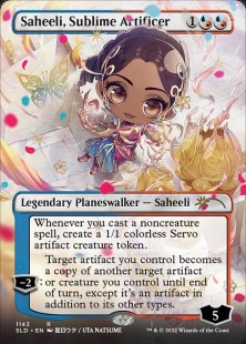 Saheeli, Sublime Artificer (Li’l’ler Walkers) (foil) (borderless)