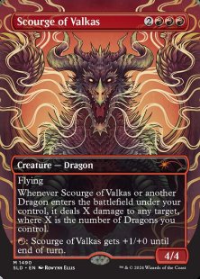 Scourge of Valkas (#1490) (The Beauty of the Beasts) (borderless)