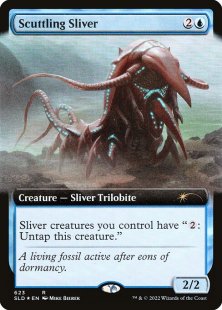 Scuttling Sliver (#623) (foil) (extended art)