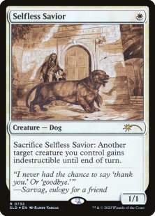 Selfless Savior (#732) (Artist Series: Randy Vargas) (foil)