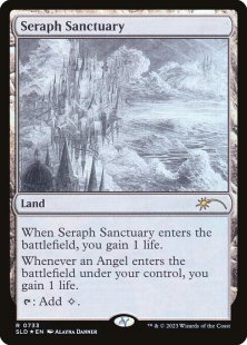 Seraph Sanctuary (#733) (Artist Series: Alayna Danner) (foil)