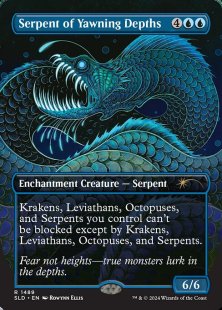 Serpent of Yawning Depths (#1489) (The Beauty of the Beasts) (borderless)