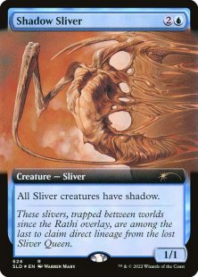 Shadow Sliver (#624) (foil) (extended art)