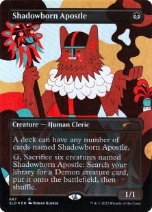 Shadowborn Apostle (#687) (foil) (borderless)