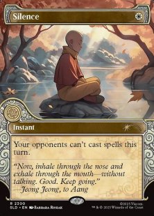 Silence (#2300) (foil) (showcase)