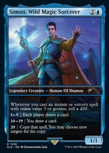 Simon, Wild Magic Sorcerer (Honor Among Thieves) (foil) (full art)