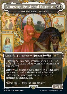 Sisay, Weatherlight Captain (#1444) (The Princess Bride) (foil) (borderless)