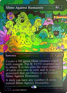 SLD 人道に対する膿/Slime Against Humanity 7078 Slime Against Humanity (#7078) (foil) (borderless) - Secret Lair