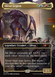 Sliver Legion (#1310) (foil) (borderless)
