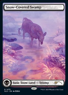 Snow-Covered Swamp (#1475) (Paradise Frost) (foil) (full art)