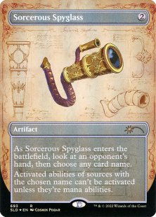 Sorcerous Spyglass (#693) (foil) (borderless)