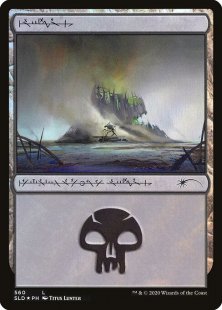 Swamp (#560) (Phyrexian) (foil)