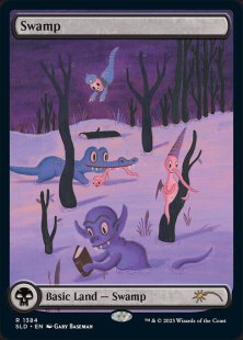 Swamp (#1384) (Featuring: Gary Baseman) (foil) (full art)