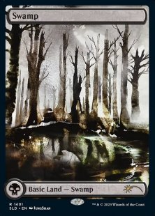 Swamp (#1401) (Meditations on Nature) (foil) (full art)
