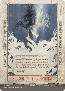 Sword of the Animist (#1642) (Rovina Cai) (foil) (showcase)