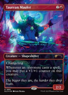 Taurean Mauler (#1899) (Everyone's Invited!) (double rainbow foil) (borderless)