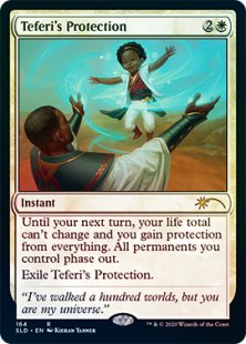 Teferi's Protection (borderless) - Double Masters 2022 varianten