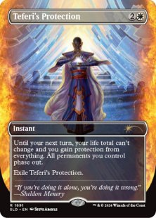 Teferi's Protection (#1691) (Sheldon's Spellbook) (borderless)