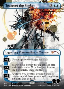 Tezzeret the Seeker (Special Guest: Yoji Shinkawa) (foil) (borderless)