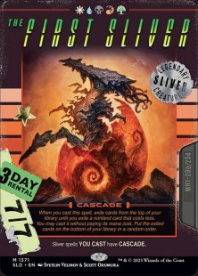 The First Sliver (#1371) (Now on VHS!) (foil) (showcase)