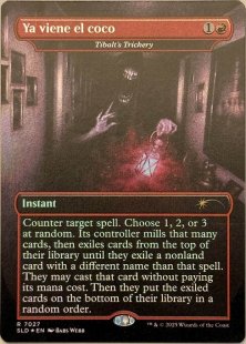 Tibalt's Trickery (#7027) (foil) (borderless)
