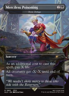 MTG FF 無慈悲な毒/毒の濁流【Foil】 Secret Lair 英語版 MTG Secret Lair x FF Game Over 英語版 Foil版 - メルカリ