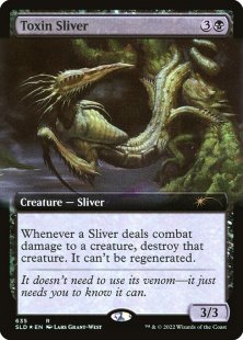 Toxin Sliver (#635) (foil) (extended art)