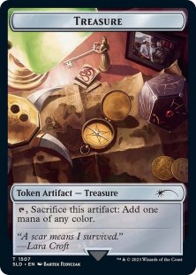 Treasure token (#1507) (Tomb Raider) (foil)