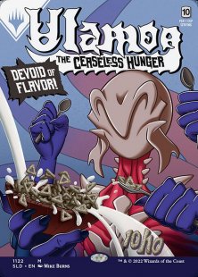 Ulamog, the Ceaseless Hunger (Just Add Milk) (foil) (borderless)