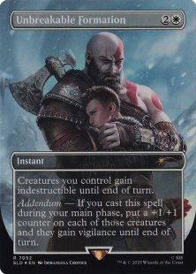 Unbreakable Formation (#7052) (foil) (borderless)