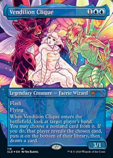 Vendilion Clique (Faerie, Faerie, Faerie Rad) (foil) (borderless)