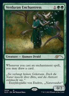 Verduran Enchantress (Artist Series: Volkan Baga) (foil)