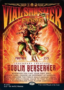 Vial Smasher the Fierce (#1202) (Keep Partying Hard, Shred Harder Than...) (borderless)