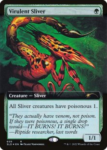 Virulent Sliver (#659) (foil) (extended art)