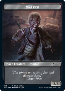 Walker token (#150) (The Walking Dead) (foil) (2/2)