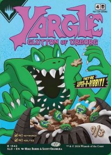Yargle, Glutton of Urborg (#1542) (Just Add Milk: Second Helpings) (foil) (showcase)