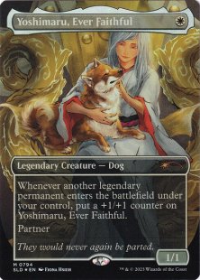 Yoshimaru, Ever Faithful (#794) (Raining Cats and Dogs) (foil) (borderless)
