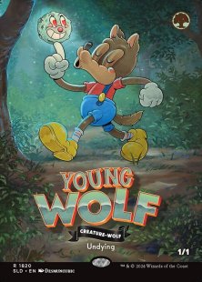 Young Wolf (#1820) (Twisted Toons) (showcase)