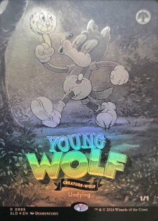 Young Wolf (#885) (foil) (showcase)