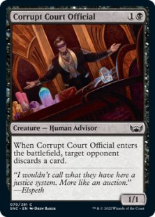 Corrupt Court Official (foil)