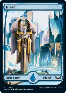 Island (#275) (foil) (full art)