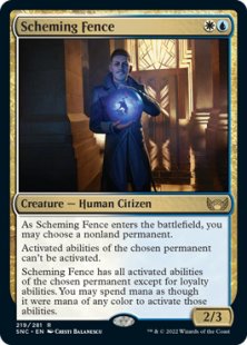 Scheming Fence (foil)